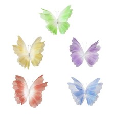 Farfalla artificiale in garza