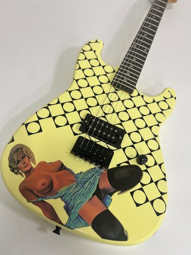 Chitarra vintage ragazza - chitarra,