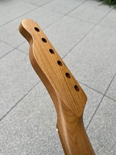 Manico chitarra elettrica acciaio inox satinato 22 tasti fai da te acero tostato 25,5 pollici