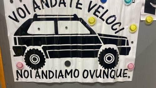 Adesivo vinile panda 4x4 - in,