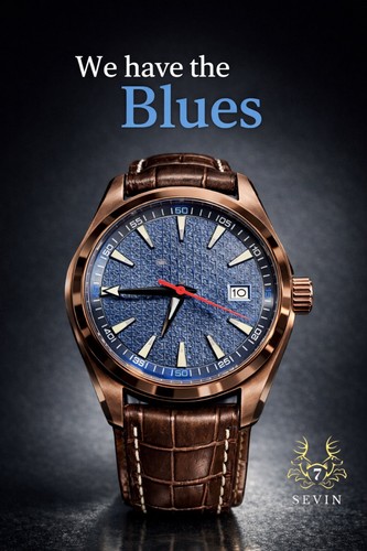 Sevin ottone blu con - ottone,