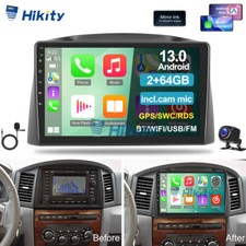 64G Carplay Android15 autoradio GPS SAT navigatore per Jeep Grand Cherokee WH/WK 05-07