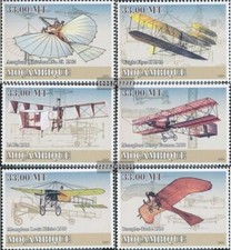 Francobolli Mosambik 2009 Mi 3222-3227 MNH 2009 La storia dell'aviazione Era 190