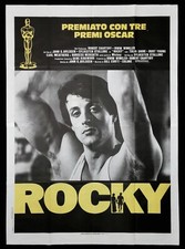 ROCKY poster italiano Sylvester Stallone John G. Avildsen Boxe Boxer C78