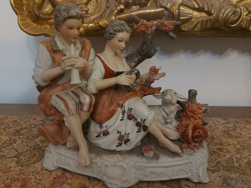 Statuina antica capodimonte - statuina,