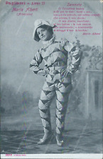 ai754 cartolina musica lirica opera pagliacci atto II maria alberti