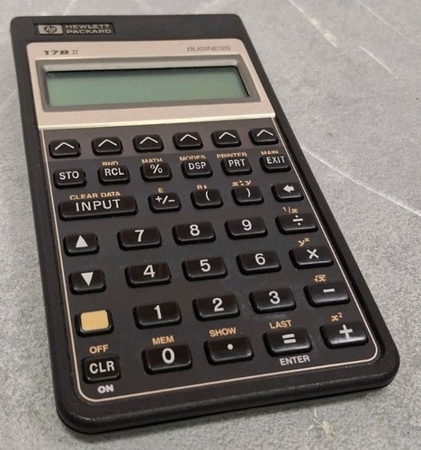 Hewlett packard 17b ii - hp,