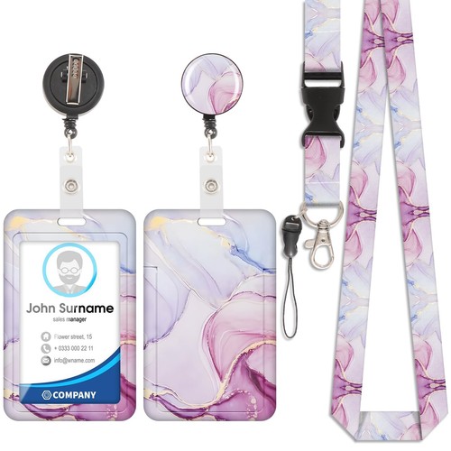 Porta badge con cordino - badge,