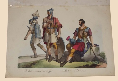 Soldato romano viaggio - romano, in