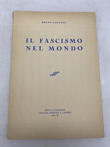 Bruno coceani il fascismo - coceani,