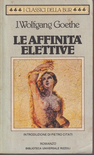 Wolfang goethe affinita - goethe, affinita'