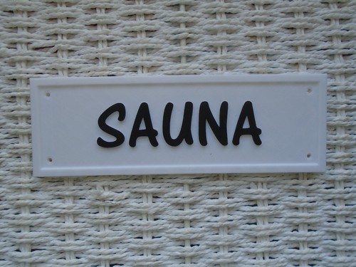 Insegna sauna targa targhe - targa,