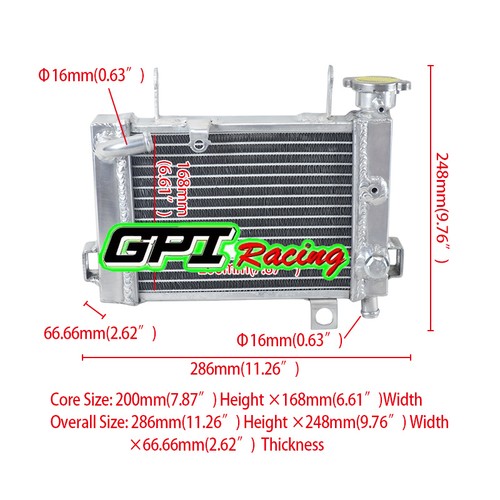 Radiatore alluminio per - radiatore,