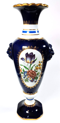 Vaso anfora blu vintage