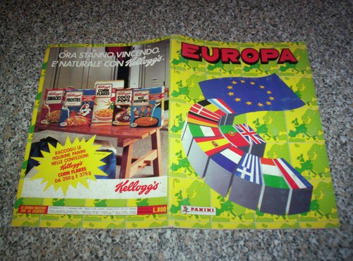 Album europa panini 1988 - album,