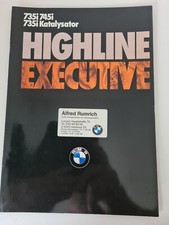 BMW E23 - 735i - 745i - 735i Kat - HIGHLINE EXECUTIVE - Brochure 02/1985 (AU1615)
