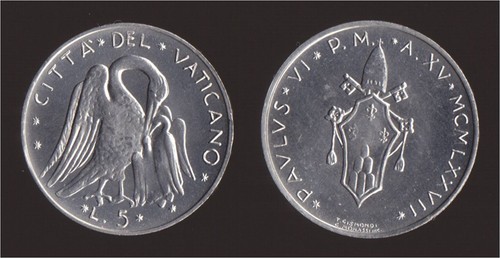 Vaticano lire 1977 - -,