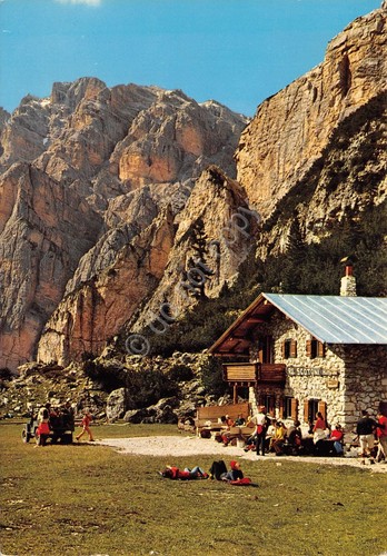 Cartolina rifugio scotoni - rifugio,
