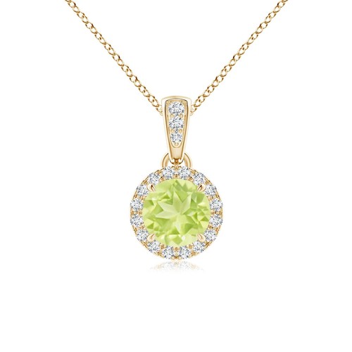 Collana con ciondolo peridoto