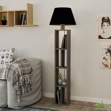 LAMPADA DA TERRA CON LIBRERIA