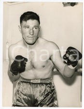 1955 LONDON BOXE Light heavyweight - Canadian Yvon DURELLE during his training
