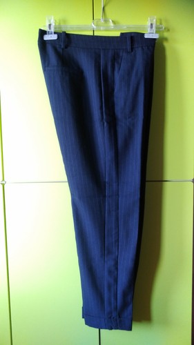 Pantalone sigaretta zara blu - pantalone,