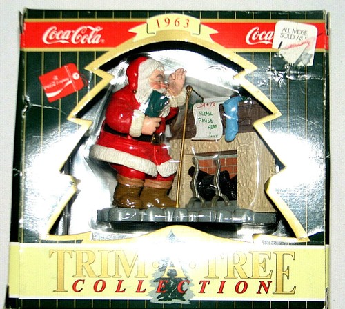 Coca cola babbo natale camino - coca,