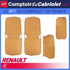 Rivestimento sedili anteriori/Panchina Posteriore Finta Cognac Renault 4L 1980