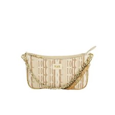 Alviero Martini Prima Classe Borsa a spalla con Tracolla 1c Jacquard Naturale