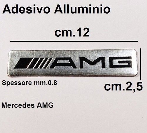 Adesivo mercedes amg alluminio - adesivo,