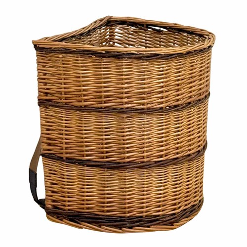 Cesto raccoglitore vimini - in,