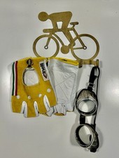 Raro Appendiabiti / Portachiavi Ciclismo Vintage Eroica in Ottone da Parete
