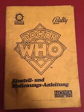 Pinball/Flipper " DOCTOR WHO "