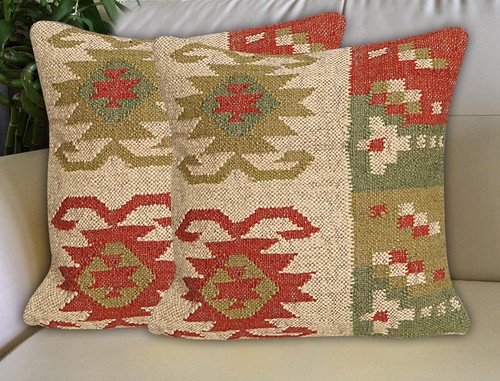 Copricuscino kilim indiano - kilim,