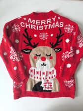 Maglione Natalizio Christmas Jumper Taglia M/L