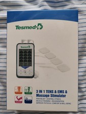 TESMED FIT Elettrostimolatore Muscolare 3 in 1 (EMS TENS Massaggio) 22 Programmi