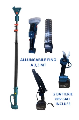Kit potatura mini motosega - kit, 8"
