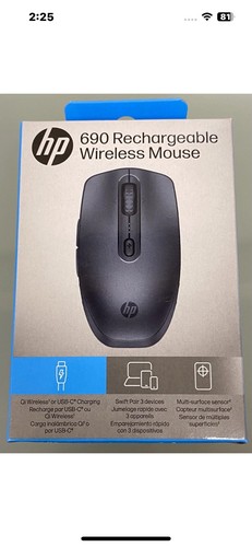 Mouse wireless ricaricabile - , hp