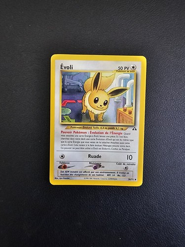 Carte pokémon evoli - carte,