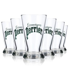 6x Perrier Bicchiere Acqua 0,25L Bicchieri Acqua Tazza "Extraordinary"   