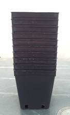 VASI PLASTICA QUADRATI  9x9x10