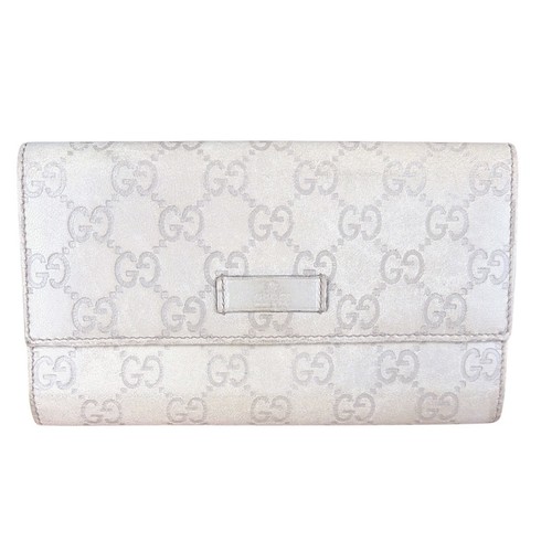 Gucci portafoglio lungo crema - portafoglio,