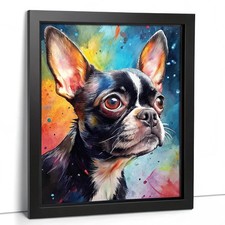 Opera d'arte cane chihuahua