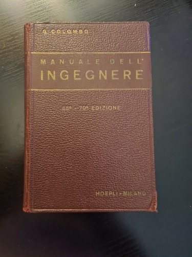Manuale dell ingegnere g - dell'ingegnere,