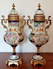 Coppia Vasi Porcellana  Limoges