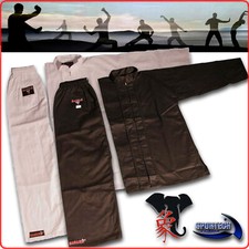 Divisa Kung Fu Barrus Uniforme Kimono Arti Marziali Wushu Tai Chi Shaolin Kungfu