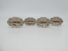 Set di 4 pomelli vetro spesso