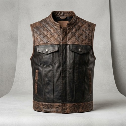 Gilet motociclista uomo - gilet,