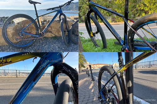 Mtb fitness bike rigida carbon