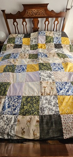Trapunta patchwork cervo